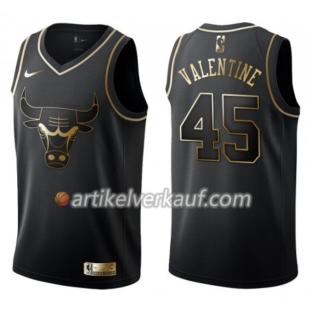 NBA Chicago Bulls Trikot Denzel Valentine 45 Nike Schwarz Golden Edition Swingman - Herren
